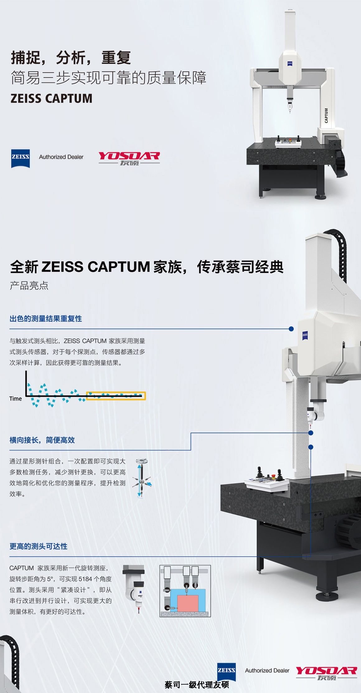 十堰蔡司三坐标CAPTUM